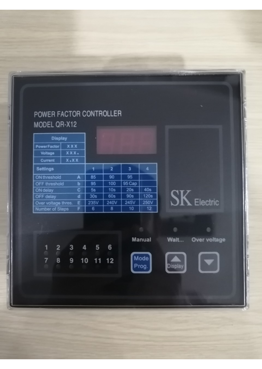 Bộ điều khiển tụ bù 12 cấp SK QR-X12 