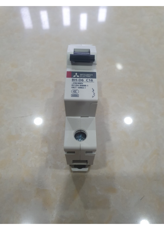 MCB MITSUBISHI 1P 16A 6kA ( BH-D6 )