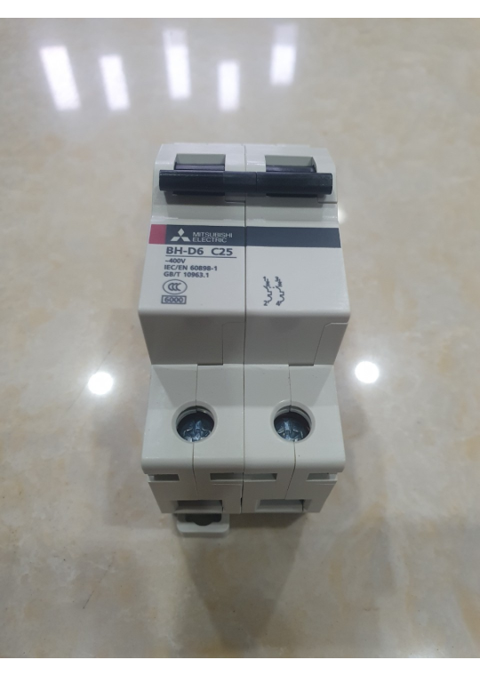 MCB MITSUBISHI 2P 25A 6kA ( BH-D6 )