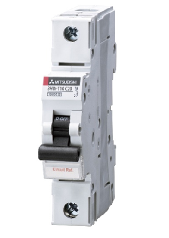 MCB MITSUBISHI 1P 6A 10kA ( BHW-T10 )