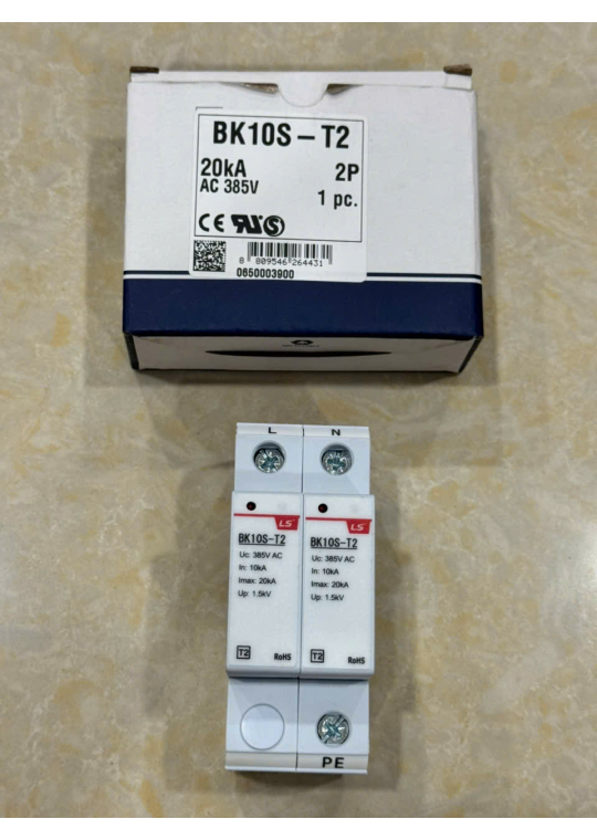 Chống sét lan truyền 2P 385V 20kA class II ( BK10S-T2 )