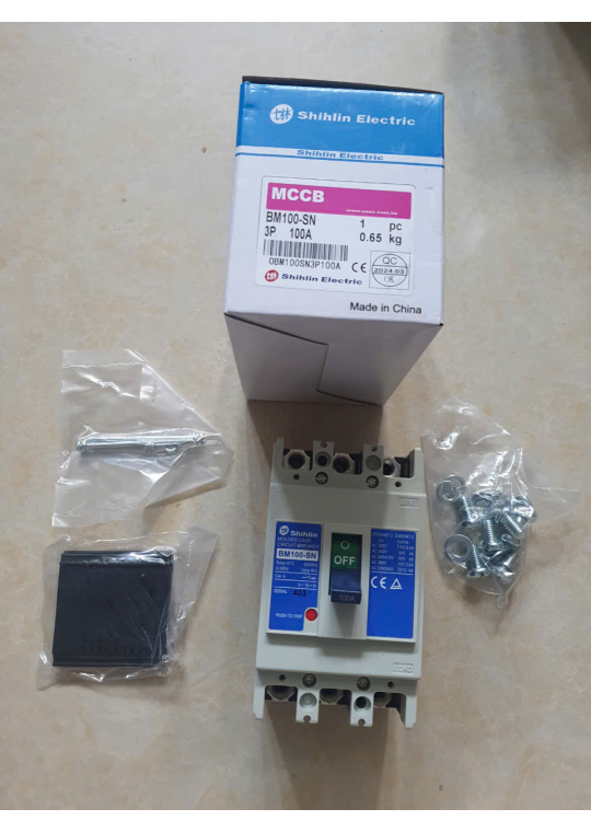MCCB SHIHLIN 3P 100A 15kA ( BM100-SN )