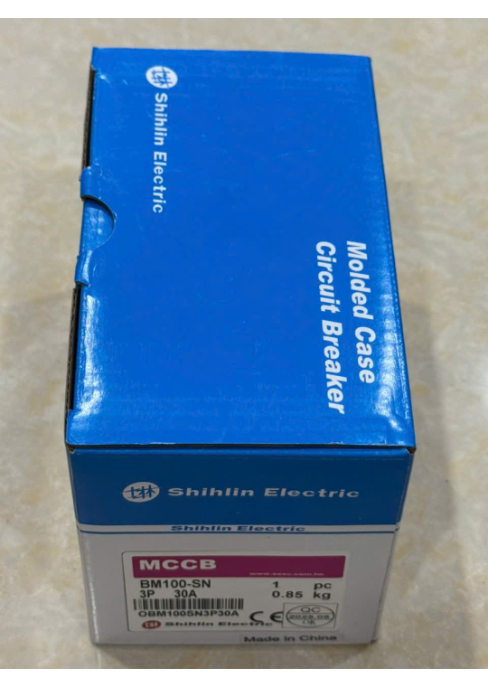 MCCB SHIHLIN 3P 30A 15kA ( BM100-SN )