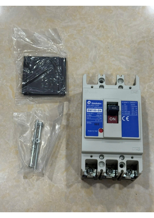 MCCB SHIHLIN 3P 40A 15kA ( BM100-SN )