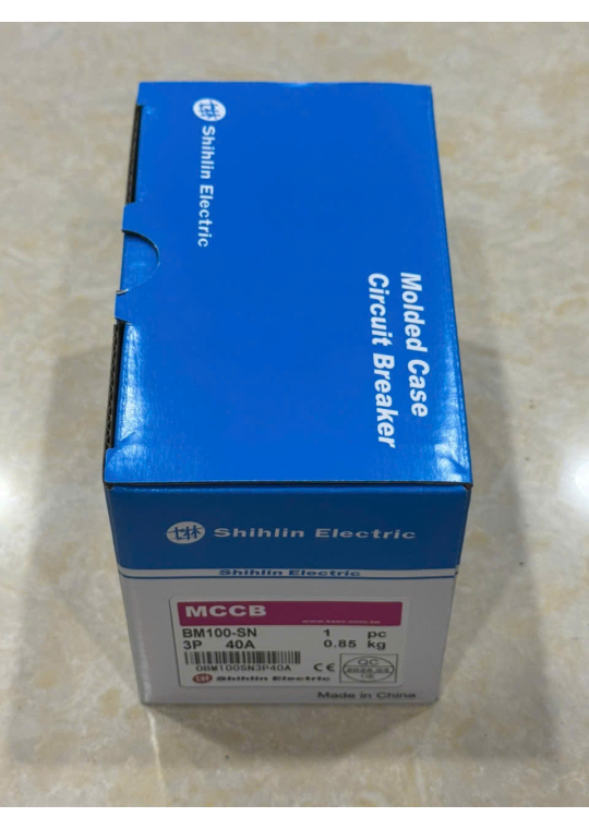 MCCB SHIHLIN 3P 40A 15kA ( BM100-SN )