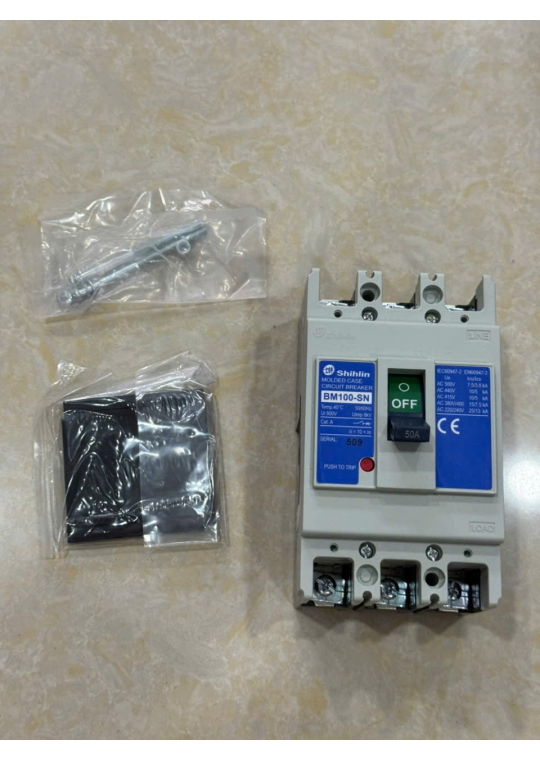 MCCB SHIHLIN 3P 50A 15kA ( BM100-SN )