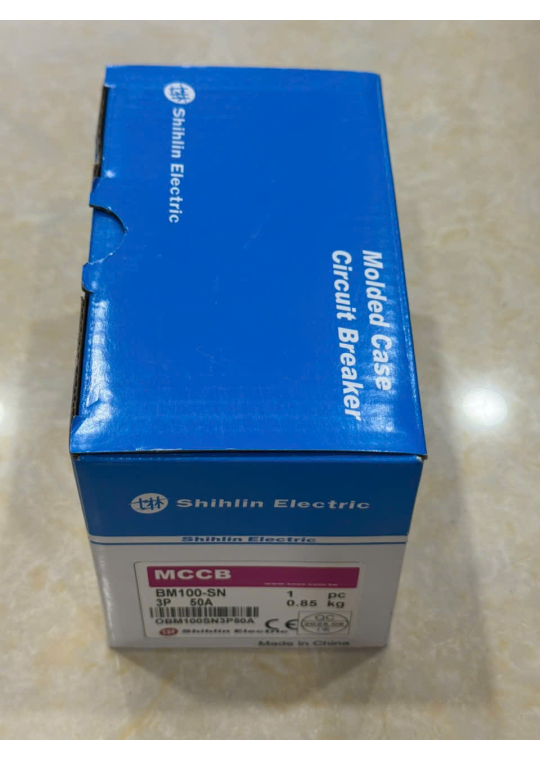 MCCB SHIHLIN 3P 50A 15kA ( BM100-SN )