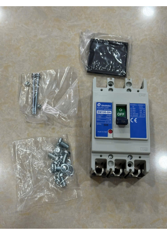 MCCB SHIHLIN 3P 75A 15kA ( BM100-SN )