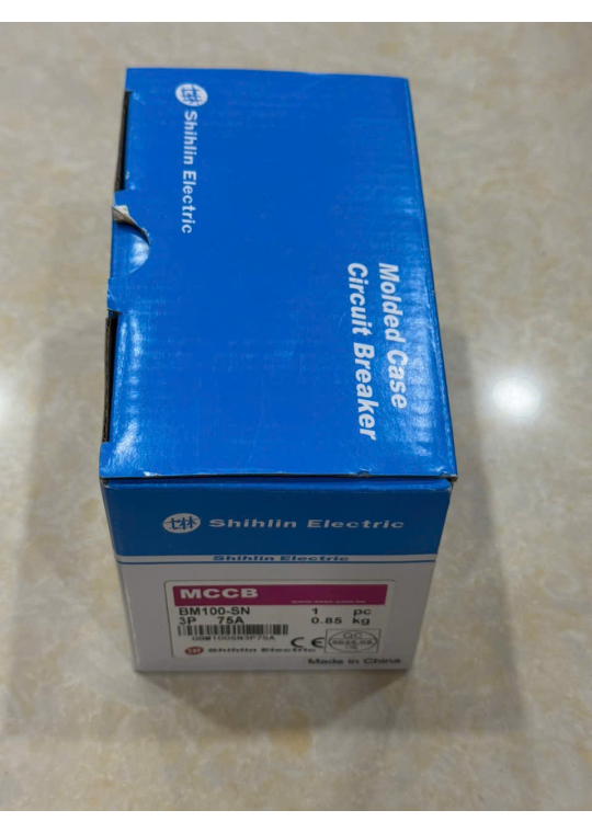 MCCB SHIHLIN 3P 75A 15kA ( BM100-SN )