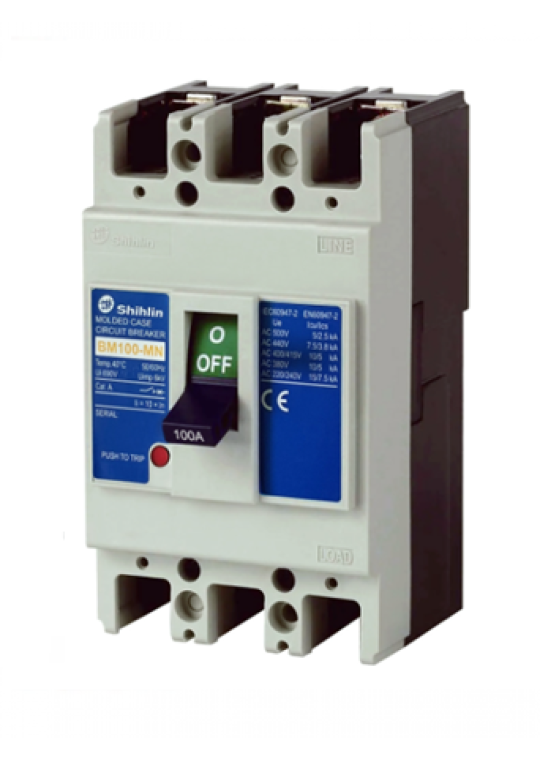 MCCB SHIHLIN 3P 10A 10kA ( BM100-MN )