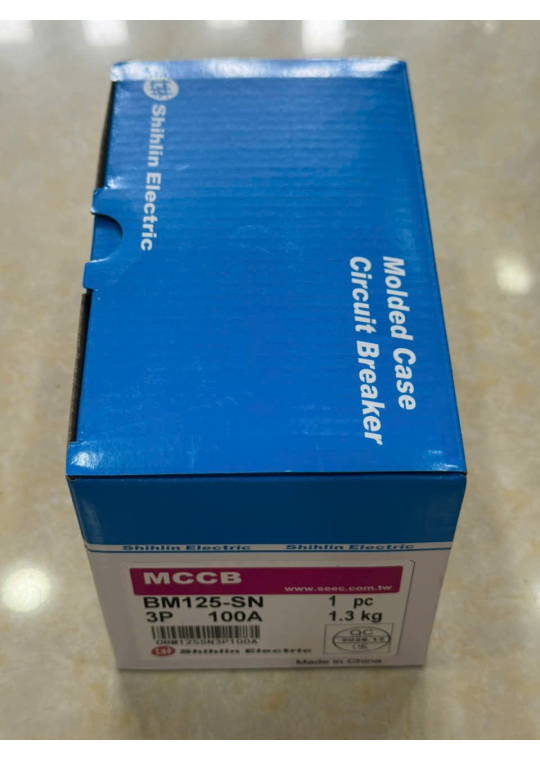 MCCB SHIHLIN 3P 100A 22kA ( BM125-SN )