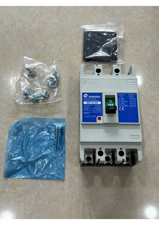 MCCB SHIHLIN 3P 40A 22kA ( BM125-SN )