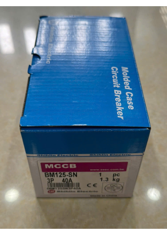 MCCB SHIHLIN 3P 40A 22kA ( BM125-SN )