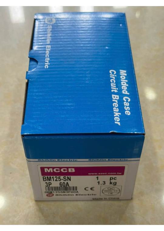 MCCB SHIHLIN 3P 60A 22kA ( BM125-SN )
