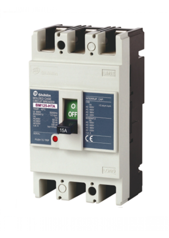 MCCB SHIHLIN 3P 10A 50kA ( BM125-HTA )