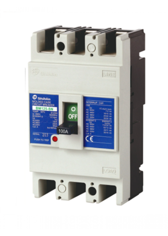MCCB SHIHLIN 3P 15A 22kA ( BM125-SN )