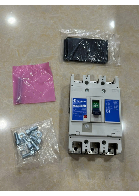 MCCB SHIHLIN 3P 200A 36kA ( BM250-HN )