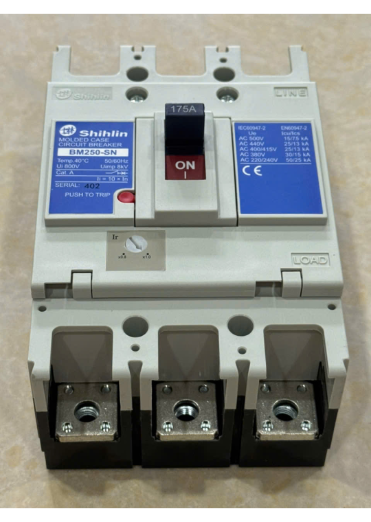 MCCB SHIHLIN 3P 175A 30kA ( BM250-SN )