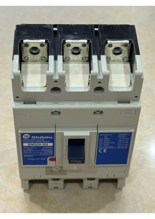 MCCB SHIHLIN 3P 175A 30kA ( BM250-SN )