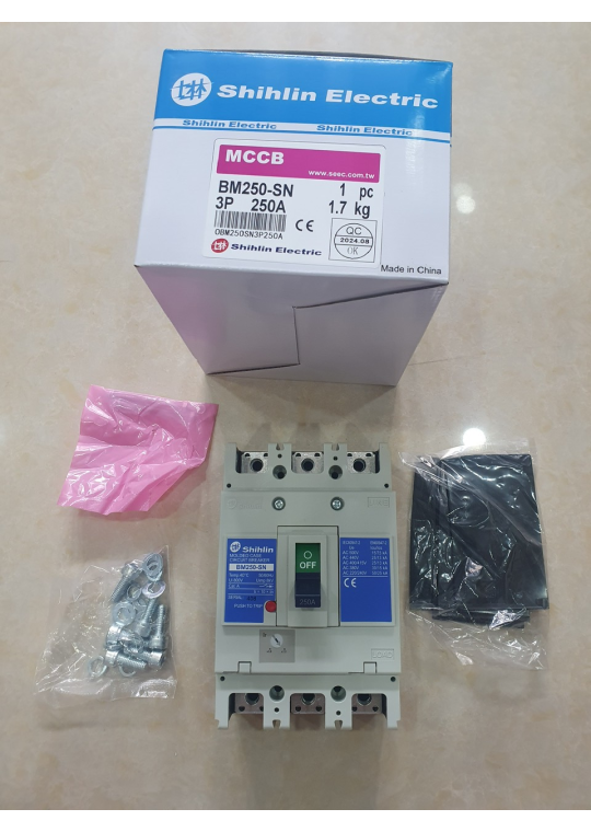 MCCB SHIHLIN 3P 250A 30kA ( BM250-SN )