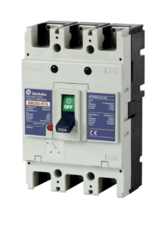 MCCB SHIHLIN 3P 250A 70kA ( BM250-RTA )