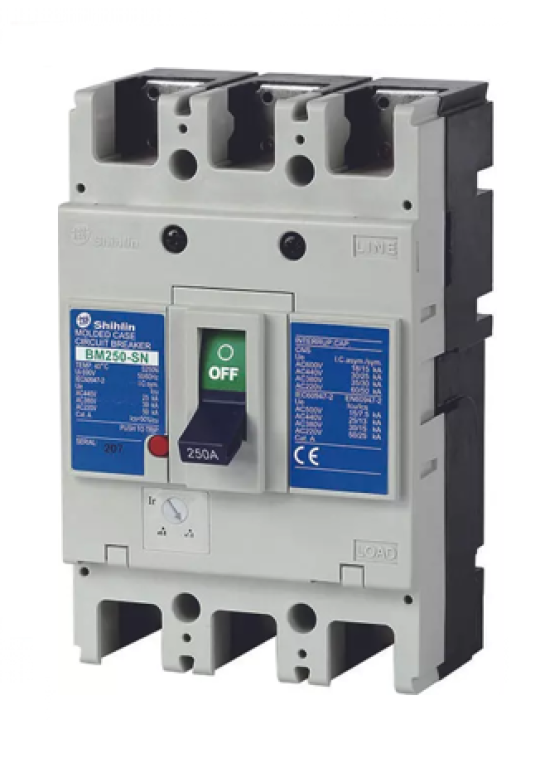 MCCB SHIHLIN 3P 225A 30kA ( BM250-SN )