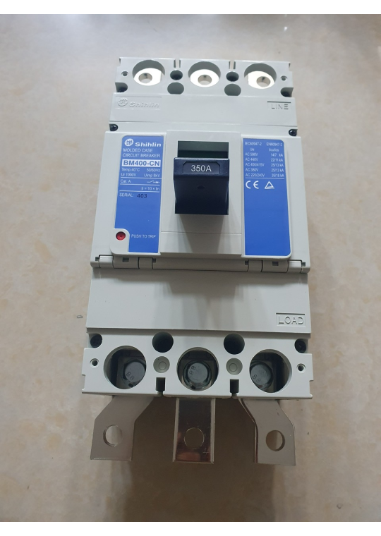 MCCB SHIHLIN 3P 350A 25kA ( BM400-CN )