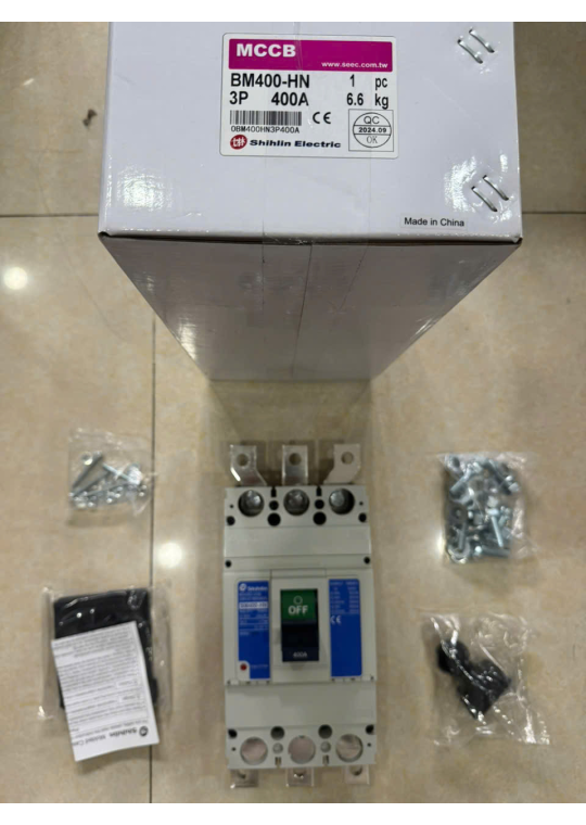 MCCB SHIHLIN 3P 400A 50kA ( BM400-HN )