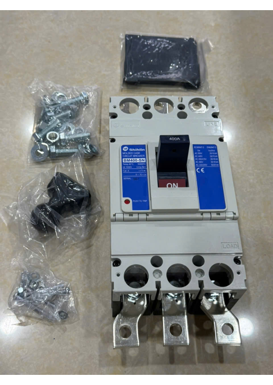 MCCB SHIHLIN 3P 400A 35kA ( BM400-SN )