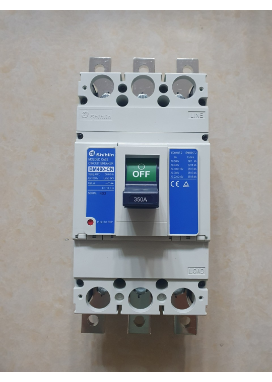MCCB SHIHLIN 3P 350A 25kA ( BM400-CN )