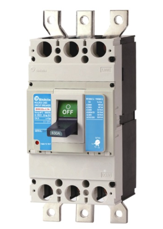 MCCB SHIHLIN 3P 630A 36kA ( BM630s-LTA )