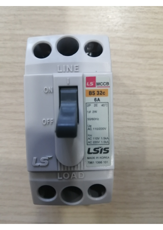 MCCB LS BS32c 2P 6A 1.5kA