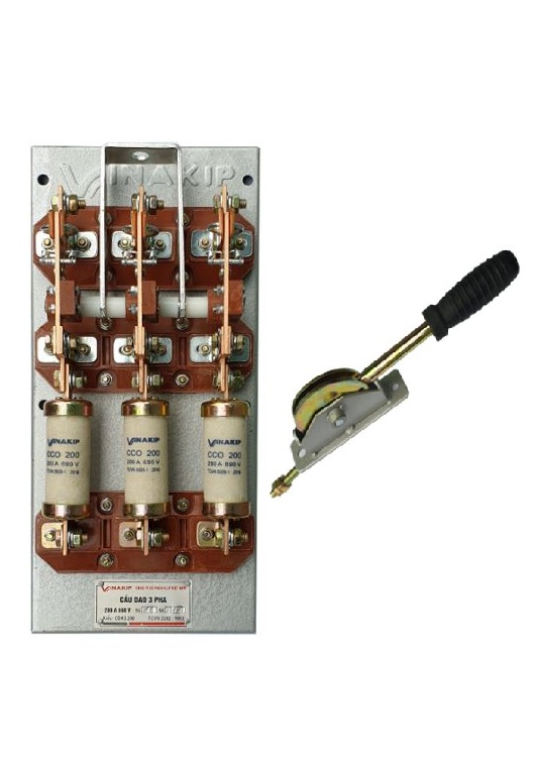 Cầu dao kiểu hở Vinakip CK03 3P 200A 660V