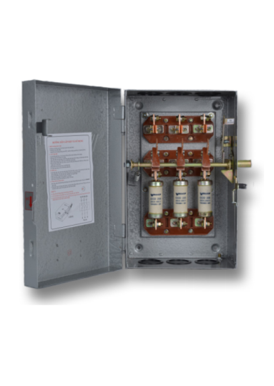 Cầu dao hộp VINAKIP 3 pha 3 cực 100A 660V - Đóng Cắt Nhanh ( CDH3P 100A )