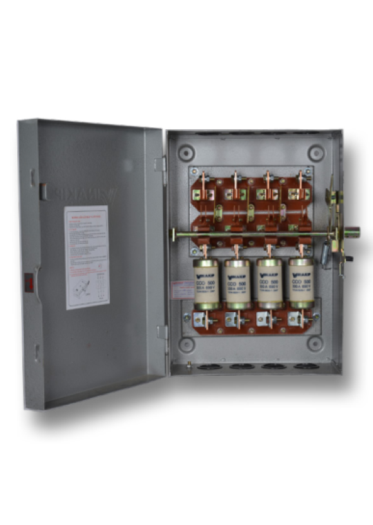 Cầu dao hộp VINAKIP 3 pha 4 cực 630A 660V - Đóng Cắt Nhanh ( CDH3P4C 630A )