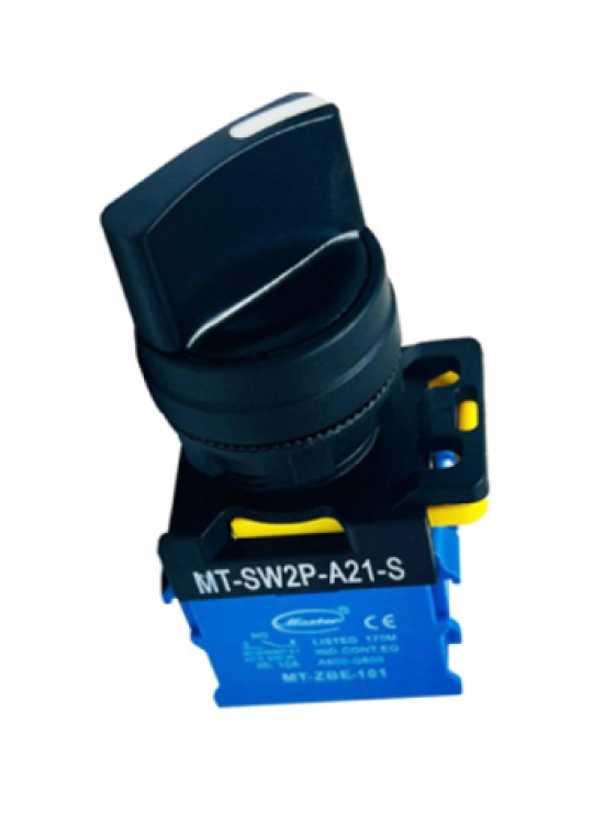 Công tắc xoay 2 vị trí MASTER 1NO ( MT-SW2P-A21-S )