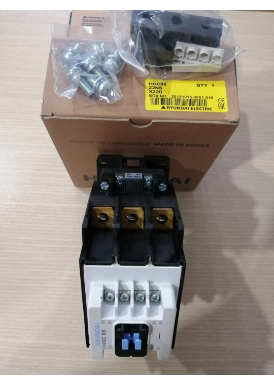 CONTACTOR HYUNDAI 3P 85A ( HGC85 )