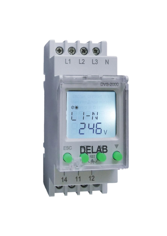 Relay bảo vệ điện áp đa chức năng kỹ thuật số DELAB DVS-2000