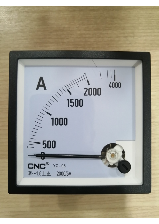 Đồng hồ Ampe CNC 2000/5A size: 96x96 ( YC-96 )