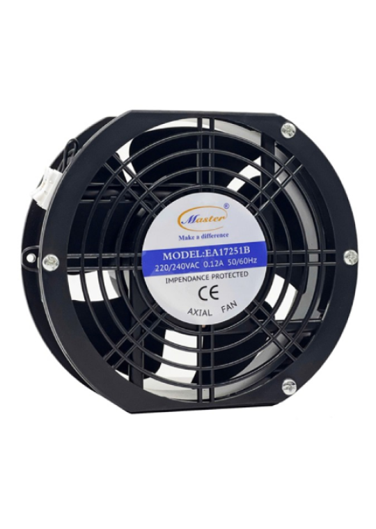 Quạt gió tủ điện Master EA17251B size 172x150x51mm