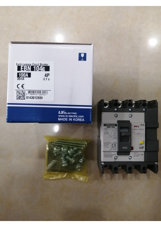 ELCB LS 4P 100A 18kA 30mA hoặc 1.2.500mA ( EBN104c )