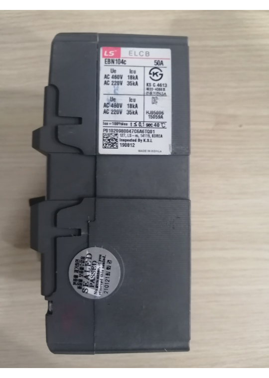 ELCB LS 4P 50A 18kA 30mA hoặc 1.2.500mA ( EBN104c )