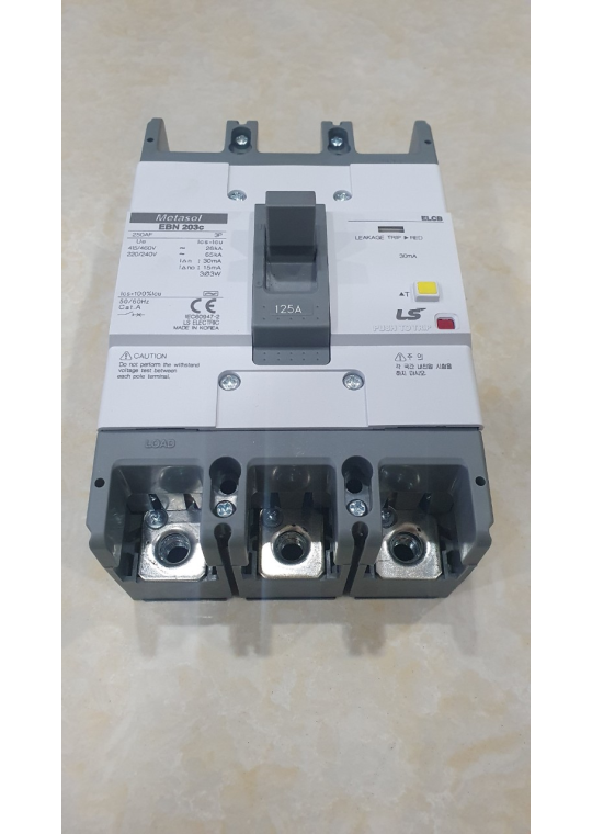 ELCB LS 3P 125A 26kA 30mA hoặc 1.2.500mA ( EBN203c )