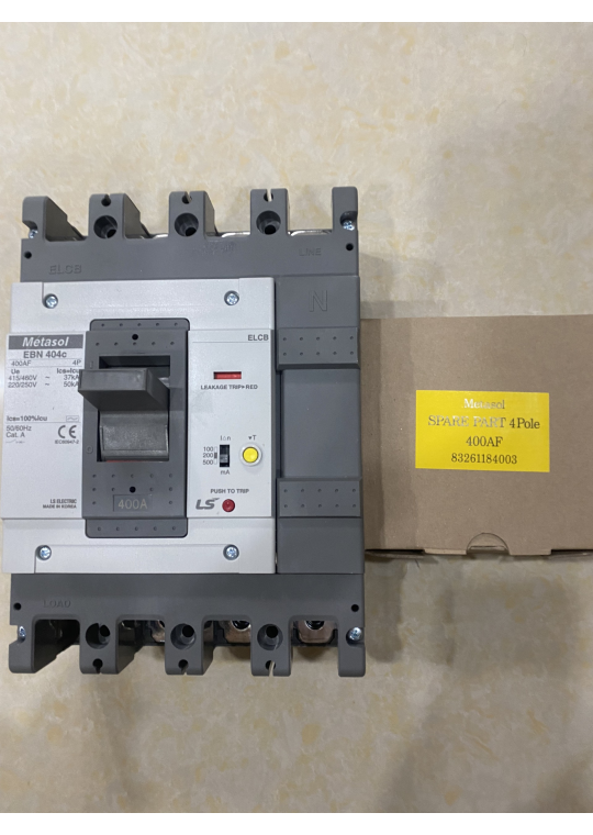 ELCB LS 4P 400A 37kA 30mA hoặc 1.2.500mA ( EBN404c )