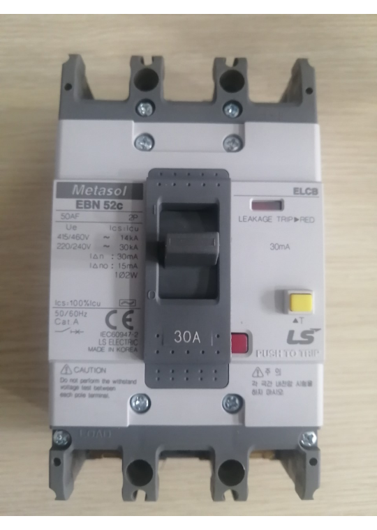 ELCB LS 2P 30A 30kA 30mA hoặc 1.2.500mA ( EBN52c )