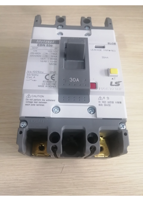 ELCB LS 2P 30A 30kA 30mA hoặc 1.2.500mA ( EBN52c )