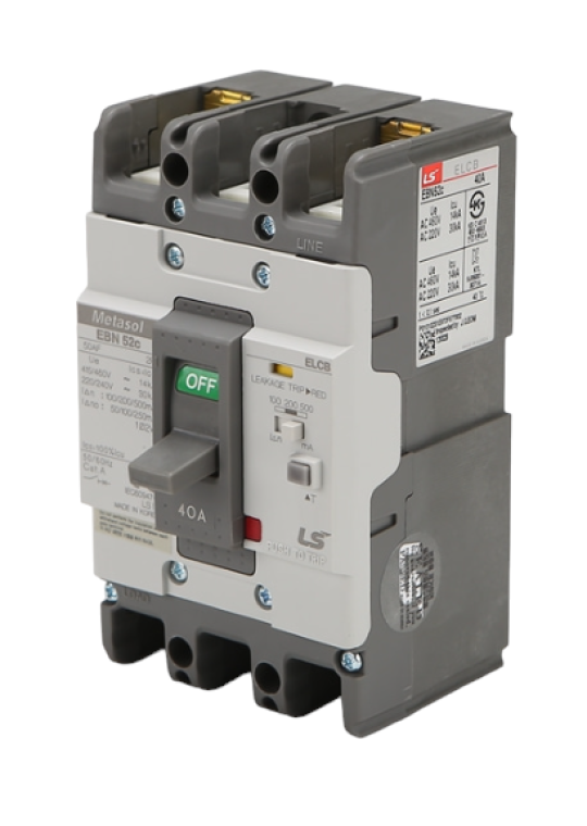 ELCB LS 2P 40A 30kA 30mA hoặc 1.2.500mA ( EBN52c )