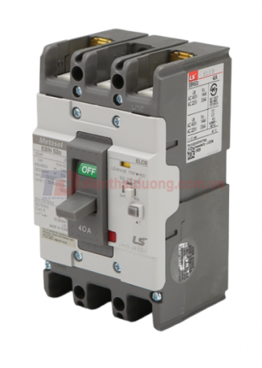 ELCB LS 2P 20A 30kA 30mA hoặc 1.2.500mA ( EBN52c )