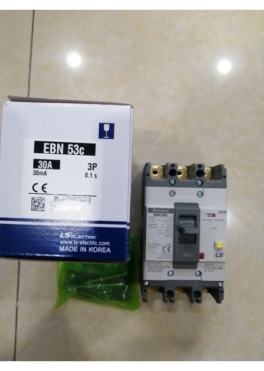 ELCB LS 3P 30A 14kA 30mA hoặc 1.2.500mA ( EBN53c )