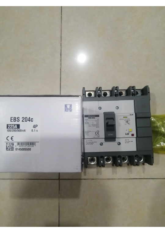ELCB LS 4P 225A 37kA 30mA hoặc 1.2.500mA ( EBS204c )